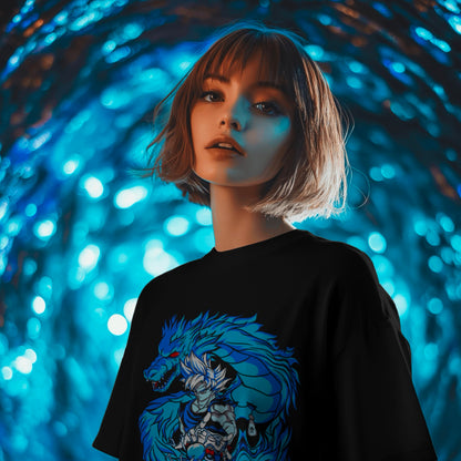 Goku Blue Super Saiyan Oversized Tee